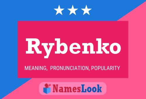 Rybenko Name Poster