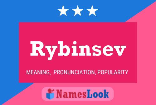 Rybinsev Name Poster