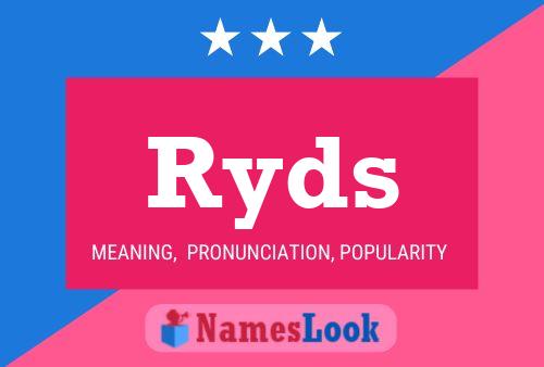 Ryds Name Poster