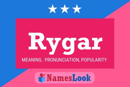 Rygar Name Poster