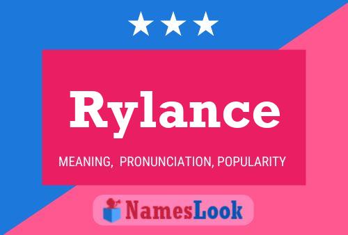 Rylance Name Poster