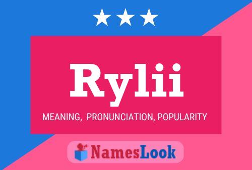 Rylii Name Poster