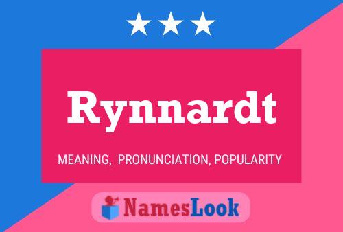 Rynnardt Name Poster