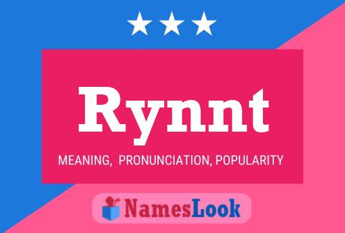 Rynnt Name Poster