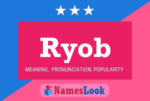 Ryob Name Poster