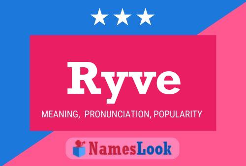 Ryve Name Poster