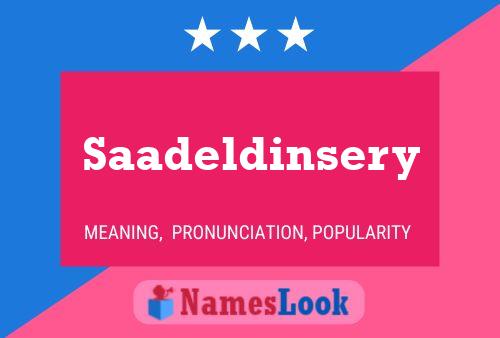 Saadeldinsery Name Poster