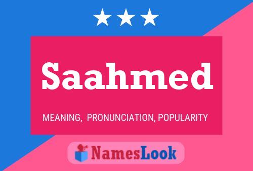 Saahmed Name Poster