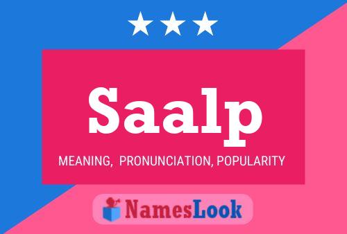 Saalp Name Poster