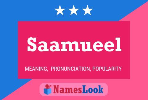 Saamueel Name Poster