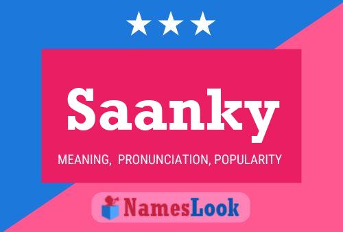 Saanky Name Poster