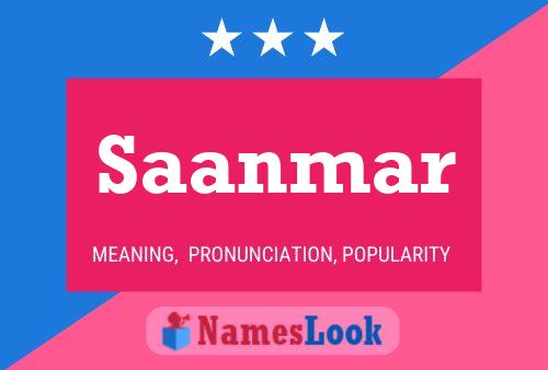 Saanmar Name Poster