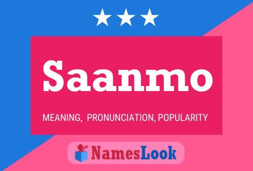 Saanmo Name Poster