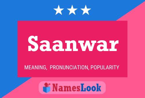 Saanwar Name Poster