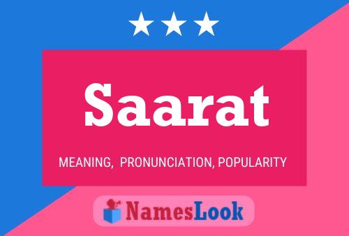 Saarat Name Poster