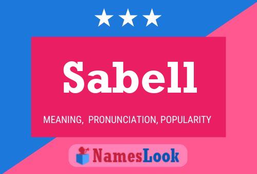 Sabell Name Poster