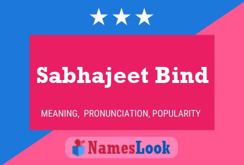 Sabhajeet Bind Name Poster