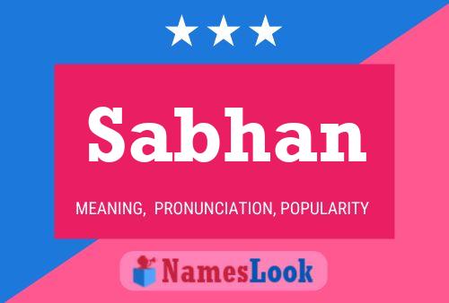 Sabhan Name Poster