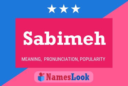 Sabimeh Name Poster