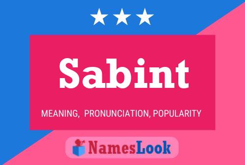 Sabint Name Poster