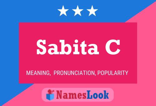 Sabita C Name Poster