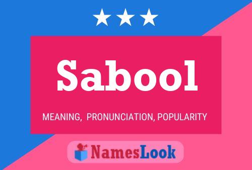 Sabool Name Poster