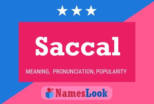 Saccal Name Poster