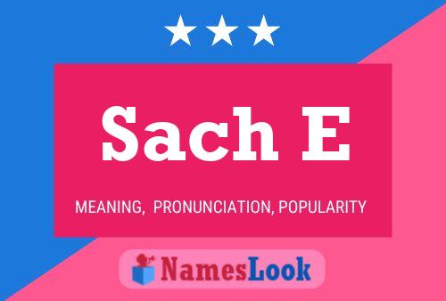 Sach E Name Poster