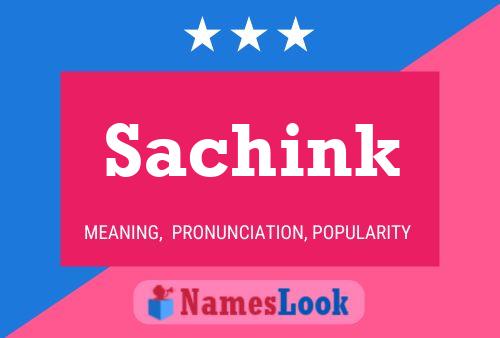 Sachink Name Poster