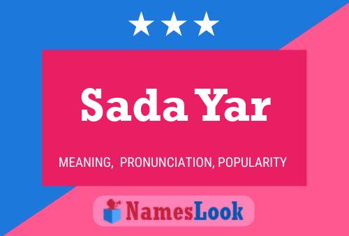 Sada Yar Name Poster