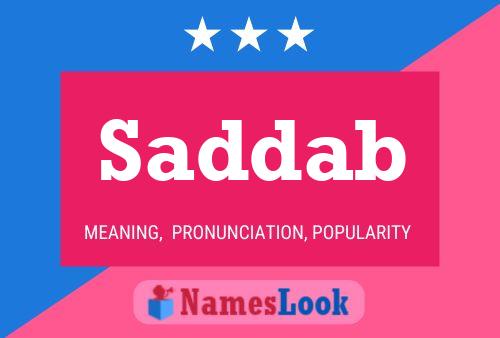 Saddab Name Poster