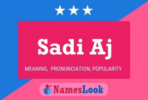 Sadi Aj Name Poster