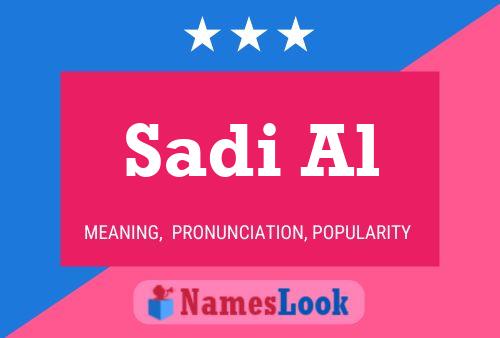 Sadi Al Name Poster