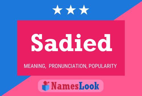 Sadied Name Poster