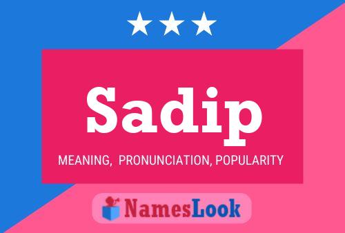 Sadip Name Poster