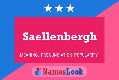 Saellenbergh Name Poster