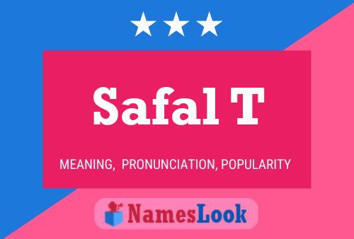 Safal T Name Poster