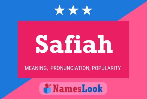 Safiah Name Poster