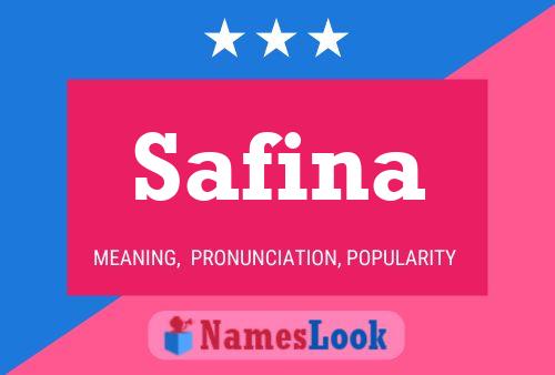 Safina Name Poster