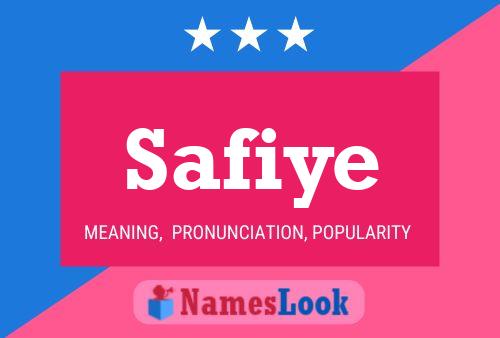 Safiye Name Poster