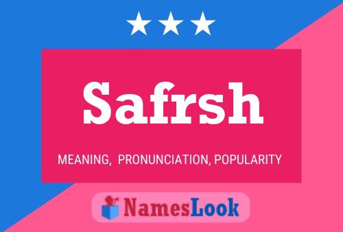 Safrsh Name Poster