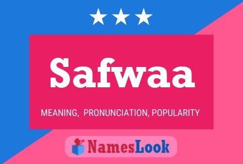 Safwaa Name Poster