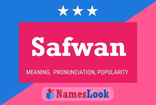 Safwan Name Poster