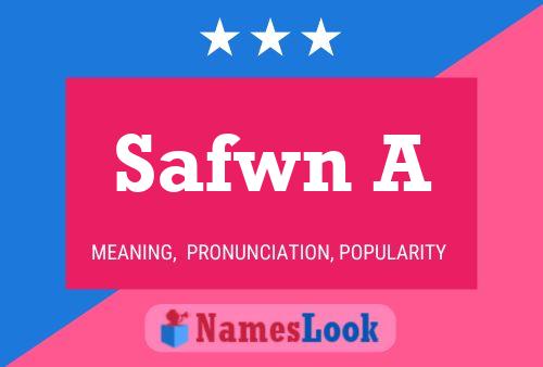 Safwn A Name Poster