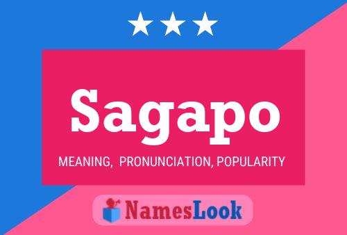 Sagapo Name Poster