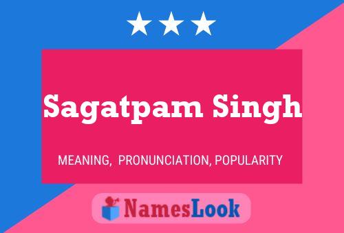 Sagatpam Singh Name Poster