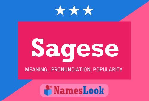 Sagese Meaning Pronunciation Origin And Numerology Nameslook