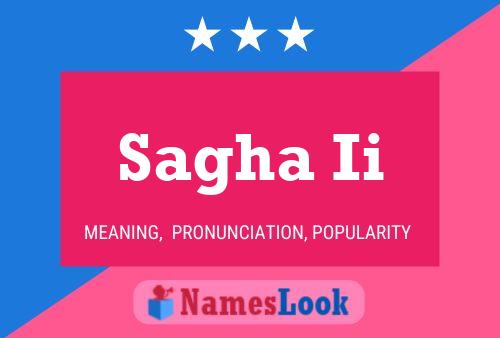 Sagha Ii Name Poster