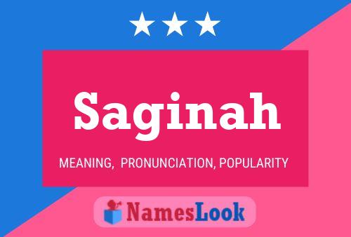 Saginah Name Poster