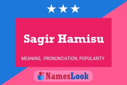 Sagir Hamisu Name Poster